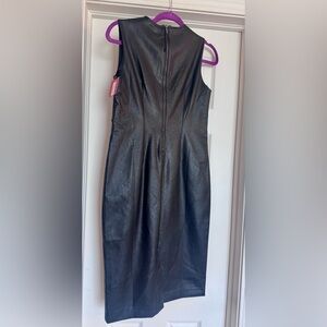 SPANX Dress - Faux Leather, Luxe Black